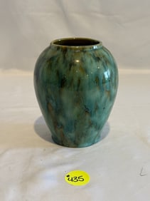 Green Glaze Pottery Vase/Planter