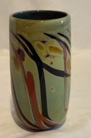 Art Glass Multi Color Vase