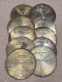 10 24-3/8" Lochmann Music Box Discs
