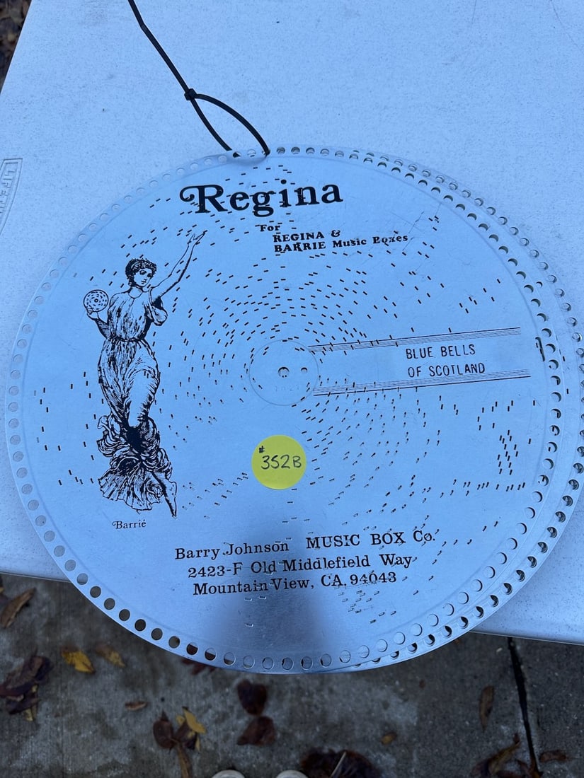10 15-1/2" Reproduction Regina Music Discs (1 of 1)