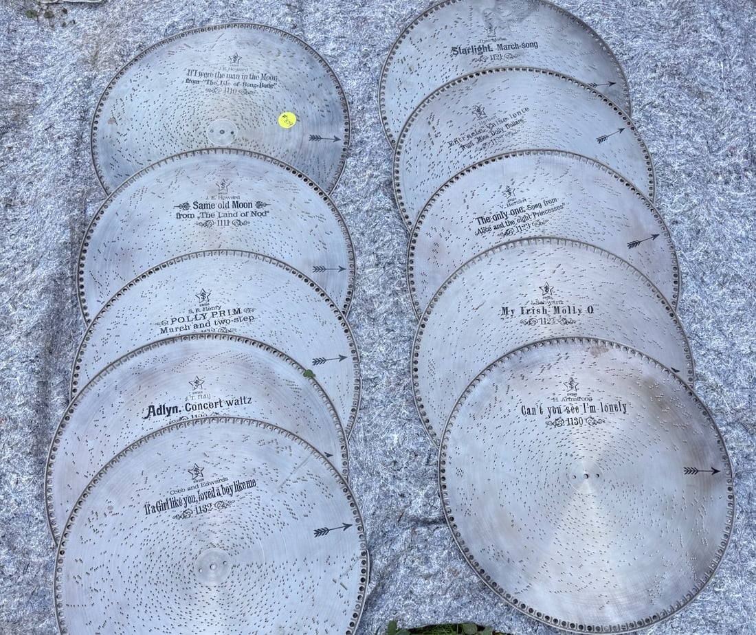 10 Mira or Empress Music Box Discs (1 of 1)