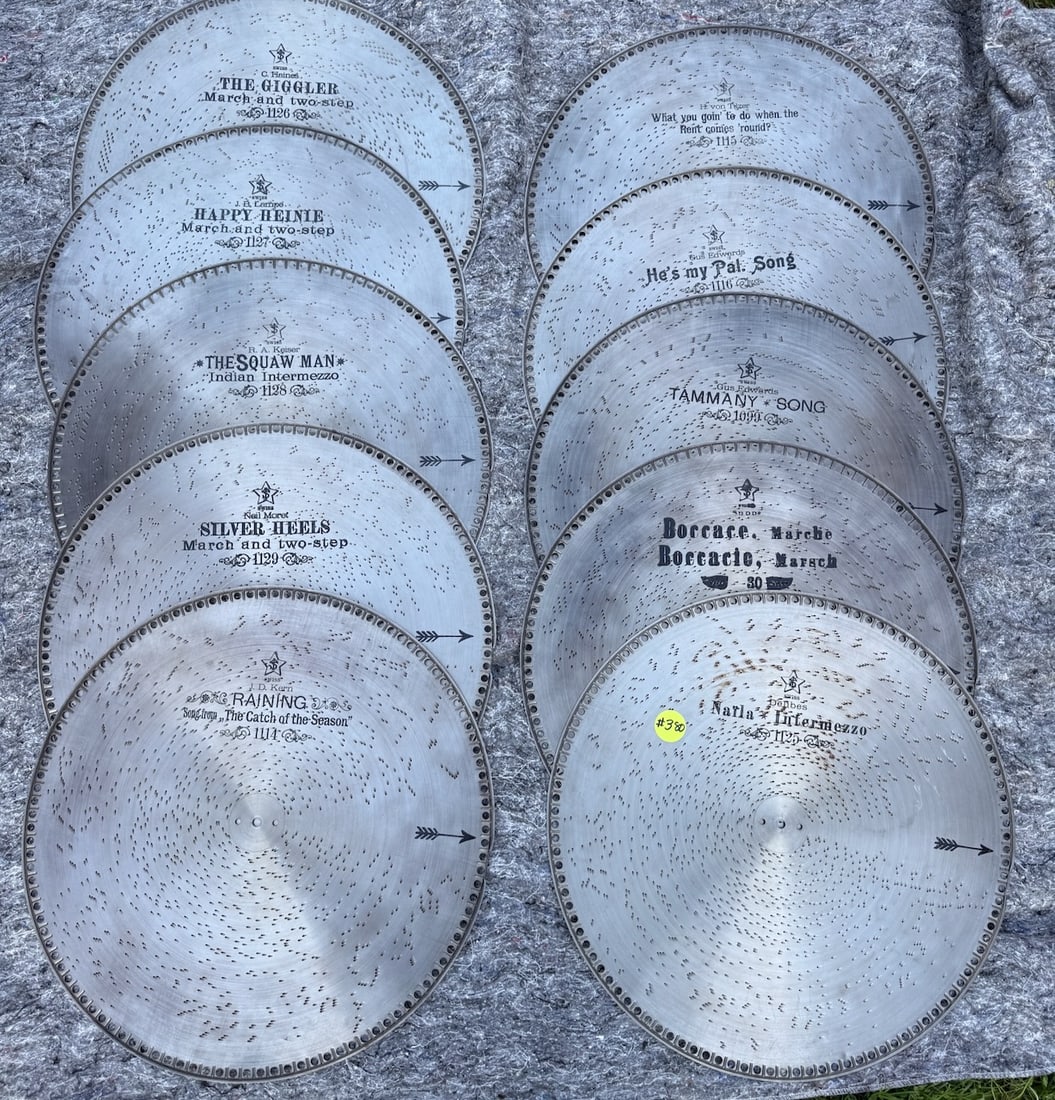 10 Mira or Empress Music Box Discs (1 of 1)
