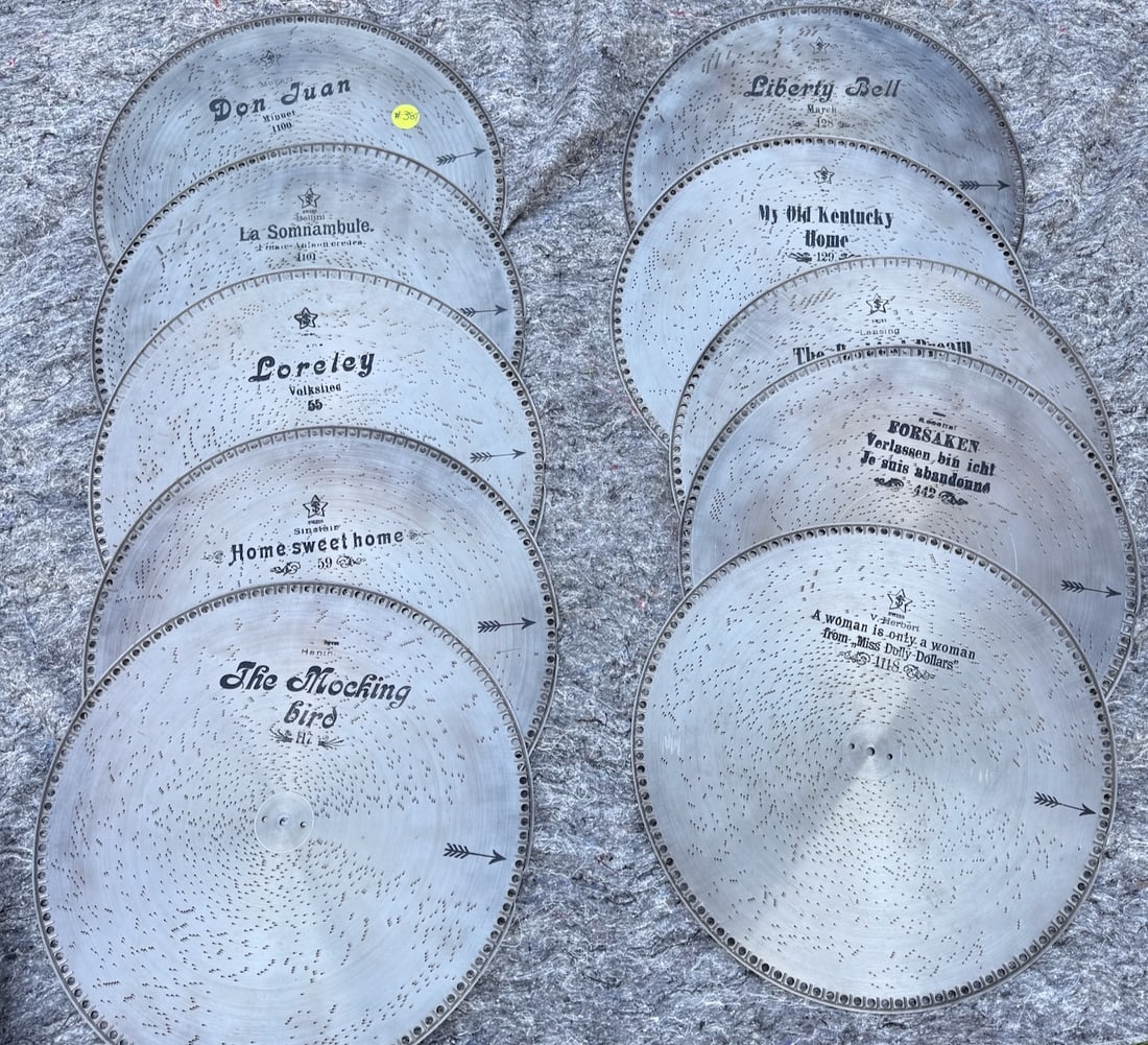 10 Mira or Empress Music Box Discs (1 of 1)