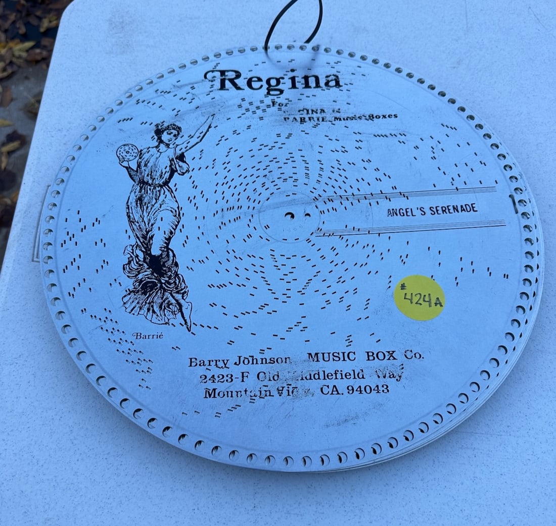 10 15-1/2" Reproduction Regina Music Discs (1 of 1)