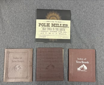 Polk Miller Book and Victor Record Indexes