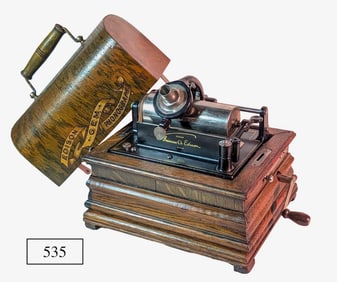 Rare Edison French GEM Cylinder Phonograph