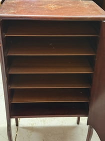 Mahogany Record Cabinet
