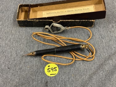 Antique electric marking pencil