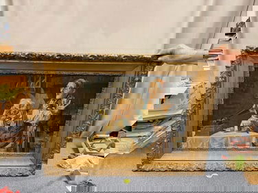 Print Framed, The Old Man and The Woman"