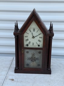 Brewster & Ingraham Four-Column Steeple Clock
