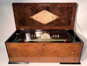 LeCoultre Bell & Drum Orchestrelle Music Box