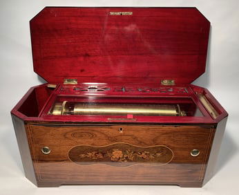 Bremond Cylinder Musical Organ Box