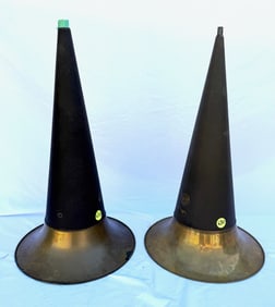 Pair of Phonograph Horns for a Kalamazoo Duplex