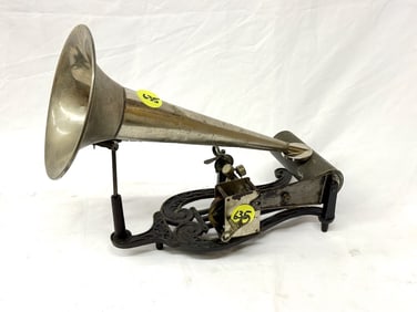 Puck "Lyre" Cylinder Phonograph