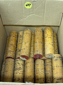 Group of Roller Organ Wood Cobs