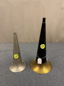 2 Phonograph Horns