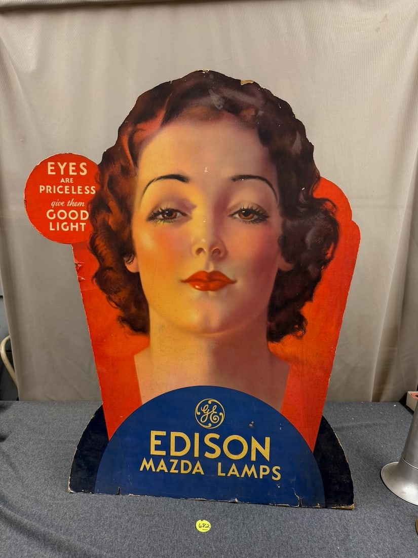 Edison Mazda Lamp, GE Advertising Piece (1 of 3)