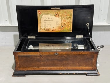 Mermod Freres Swiss Cylinder Music Box