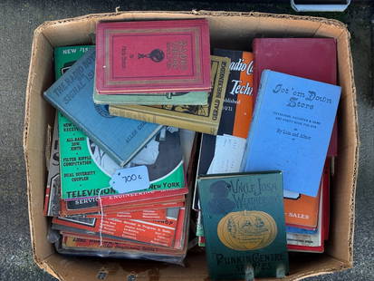 Group of Early Radio Books and Magazines: Including Radio theory, Radio News, etc. One Lot