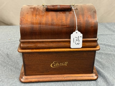 Edison Mahogany Phonograph Case