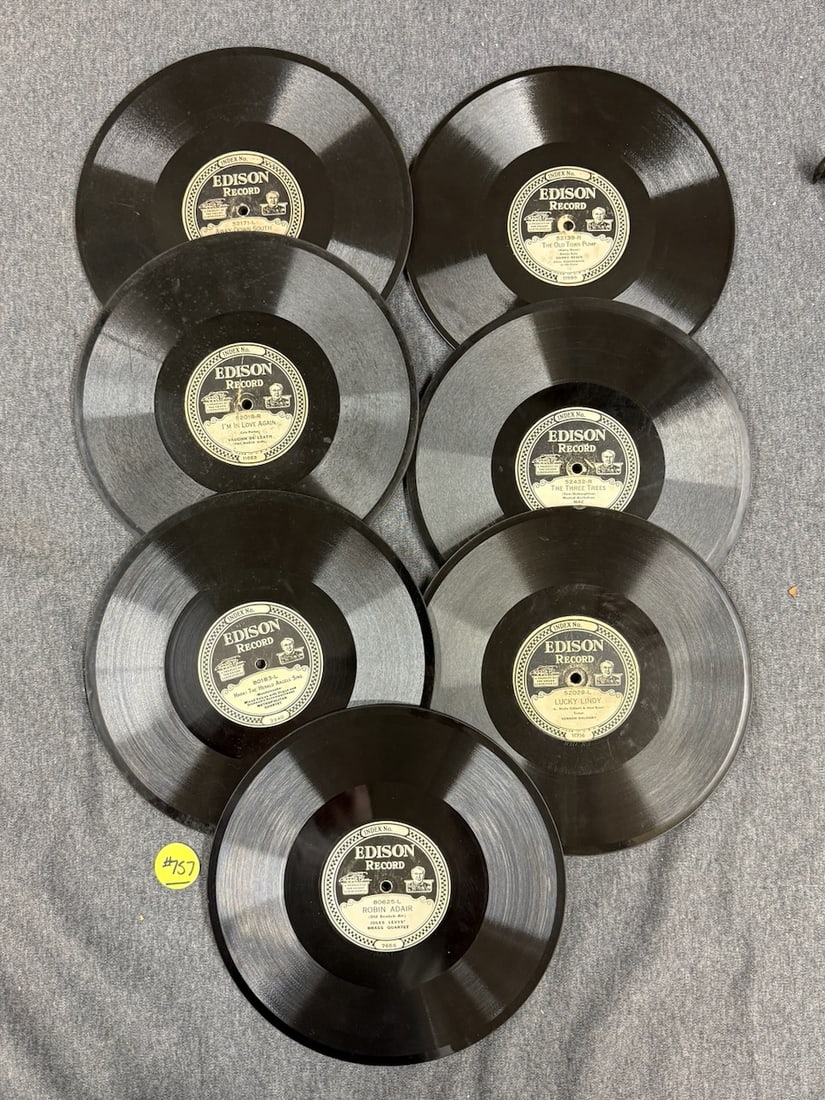 Group of Edison Diamond Disc Records (1 of 9)