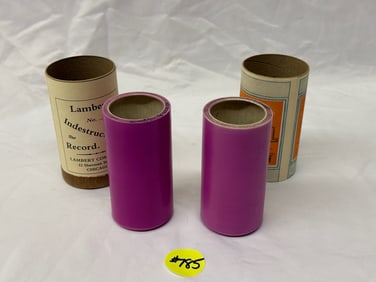 2 Pink Lambert Cylinder Records