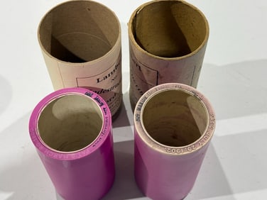 2 Pink Lambert Cylinder Records