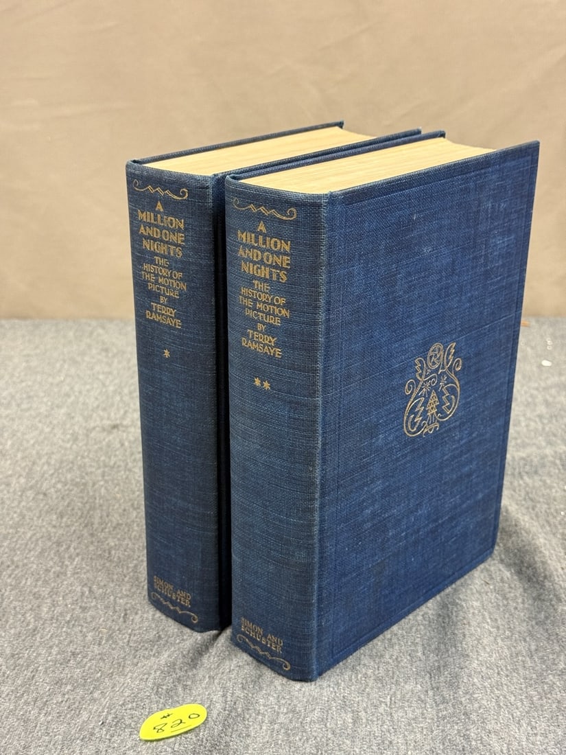 A Million & One Nights, History of Motion Pictures: Volume 1 and !!. Copy. 1926. Terry Ramsaye