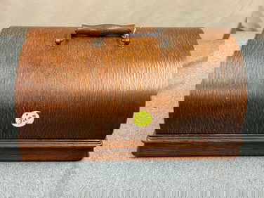 Edison oak Triumph Phonograph Cover