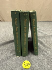 Set of Books - Menlo Park Reminiscences