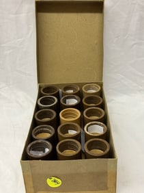 Group of Brown Wax Cylinders