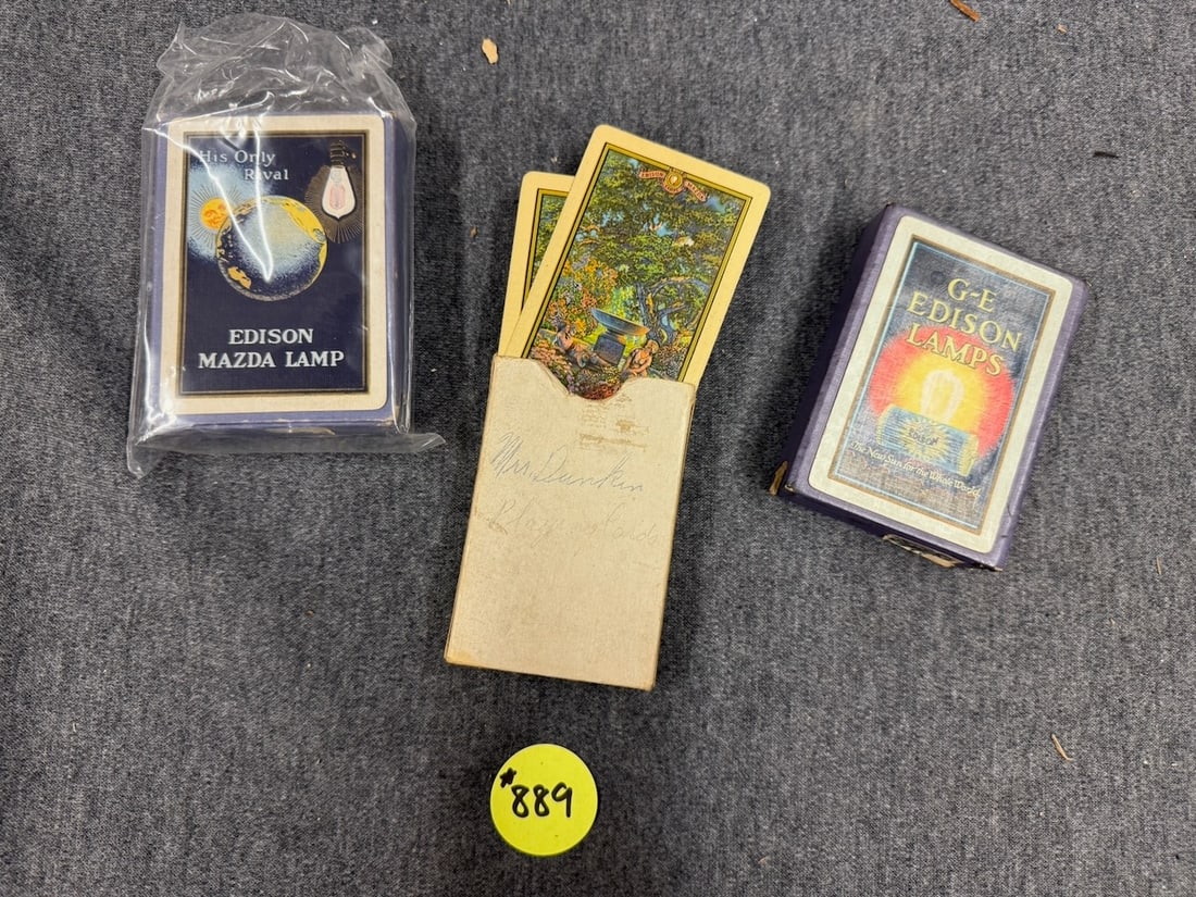 3 Decks of Advertising Playing Cards (1 of 1)