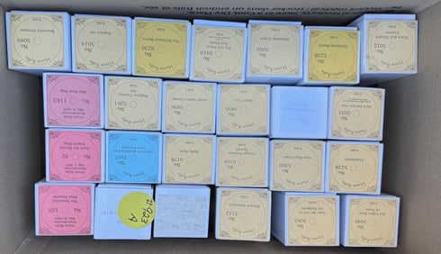 (25) 20-Note 6-1/4" Roller Organ Cobs