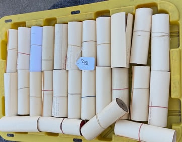 (25) 20-Note 6-1/4" Roller Organ Cobs