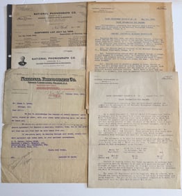 Group of National Phonograph Company Letters