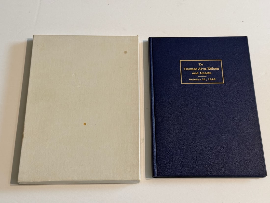 1929 Thomas Edison Golden Jubilee Book (1 of 2)