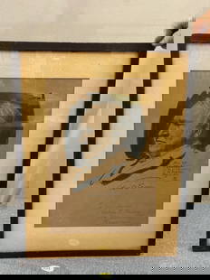 Edison Portrait frame.: On the 45th Anniversary of the Ediphone. Aug. 12, 1922. Frame measures, 18x23