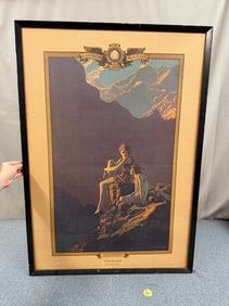 Maxfield Parrish Poster for Edison Mazda