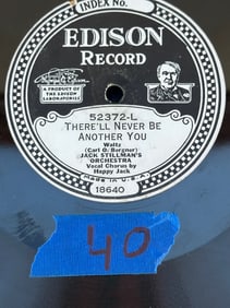 Edison Diamond Disc Record