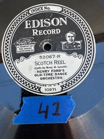 Edison Diamond Disc Record