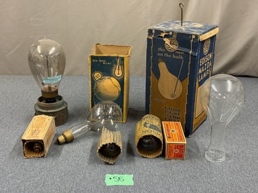 Light Bulbs and Storage Box