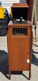 Edison Amberola Phonograph in Cabinet