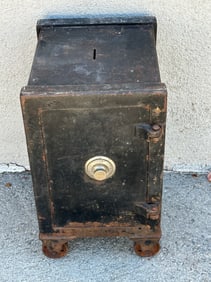 Antique Iron Safe
