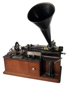 A Rare Edison Class M Cylinder Phonograph
