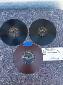 (3) 7" Disc Records