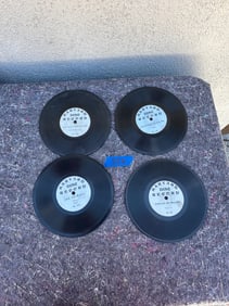 (4) 7" Harvard Disc Records