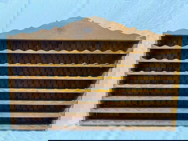 Antique Cylinder Record Wall Rack