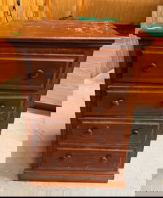 4-Drawer Cylinder Record Cabinet