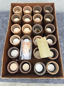 24 Brown Wax Cylinder Records