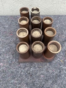 11 Brown Wax Cylinder Records